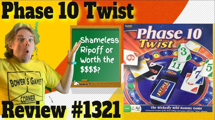 How to play Phase 10 Twist, Official Rules