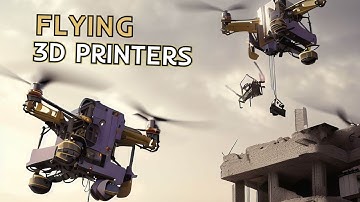 Flying 3D Printers are changing the construction industry.