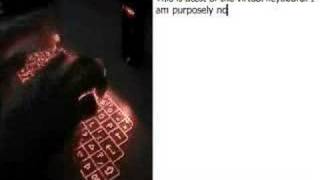 COOL! Demo of Virtual Keyboard- with Screen!