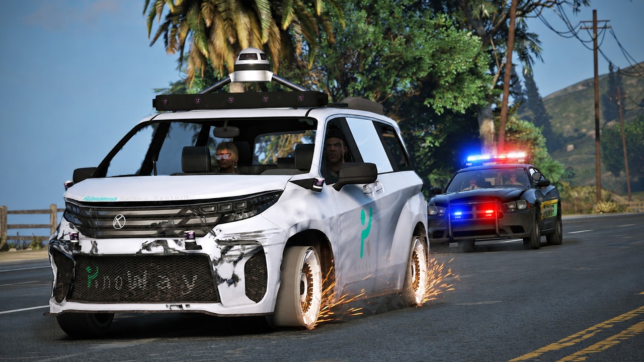 The Worst Self Driving Car Experience in GTA RP