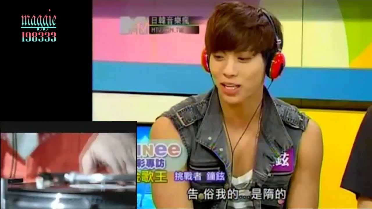 [funny edit] 120709 SHINee JongHyun Key sing Chinese songs with songs added 日韓音樂瘋
