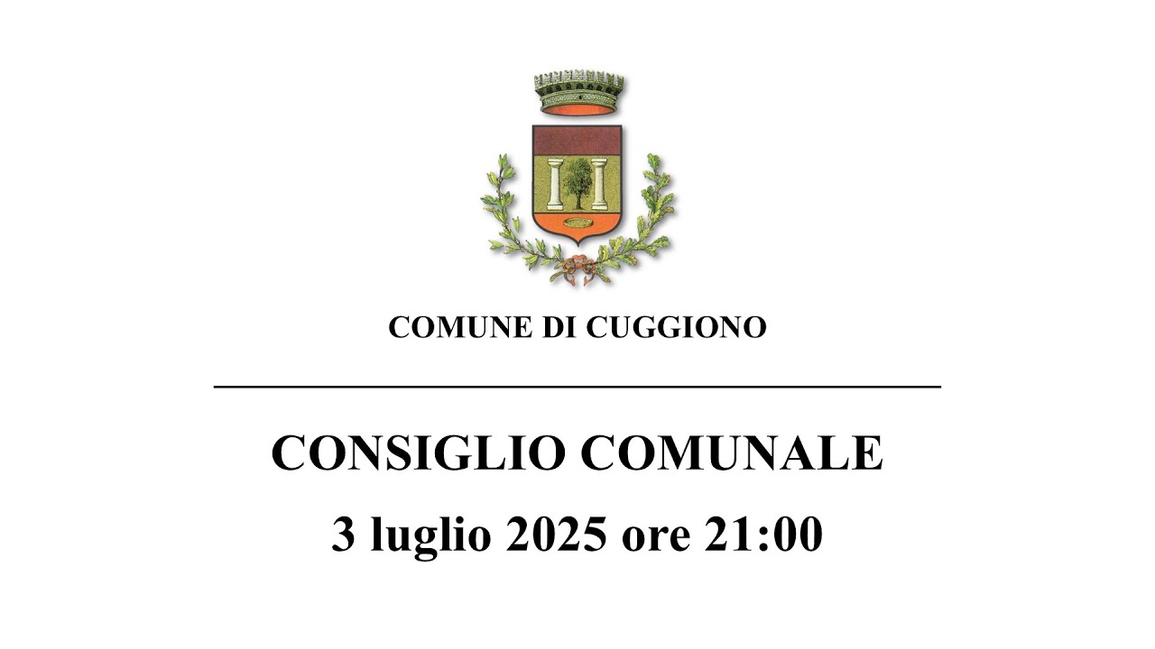 Consiglio Comunale del 3 luglio 2025