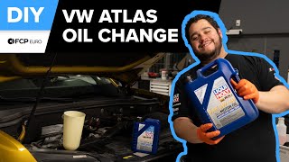 Volkswagen Atlas Engine Oil & Filter Replacement DIY (2018-2021 VW Atlas MQB, 3.6 VR6)