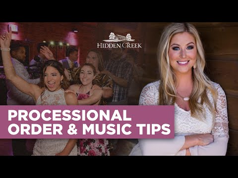 Processional Order and Music Tips