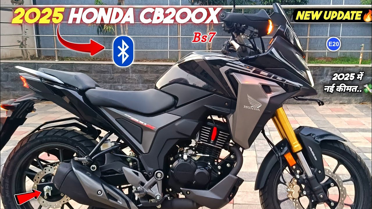 自転車 Honda CB200X 2025 New 2025 Bs7 Model HONDA CB200X Black Colour Review🔥New Update