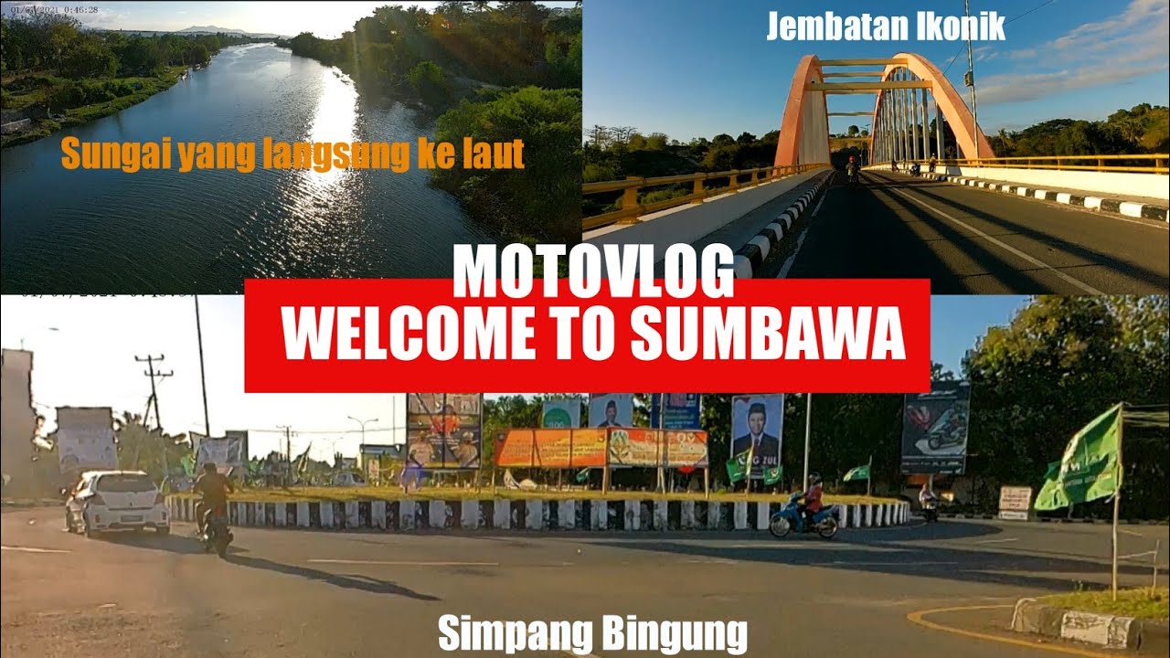 Motovlog Sumbawa - suasana di kota Sumbawa Besar
