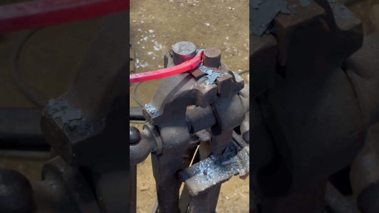 Forging a twisted hook available at alderhardtironworks.com