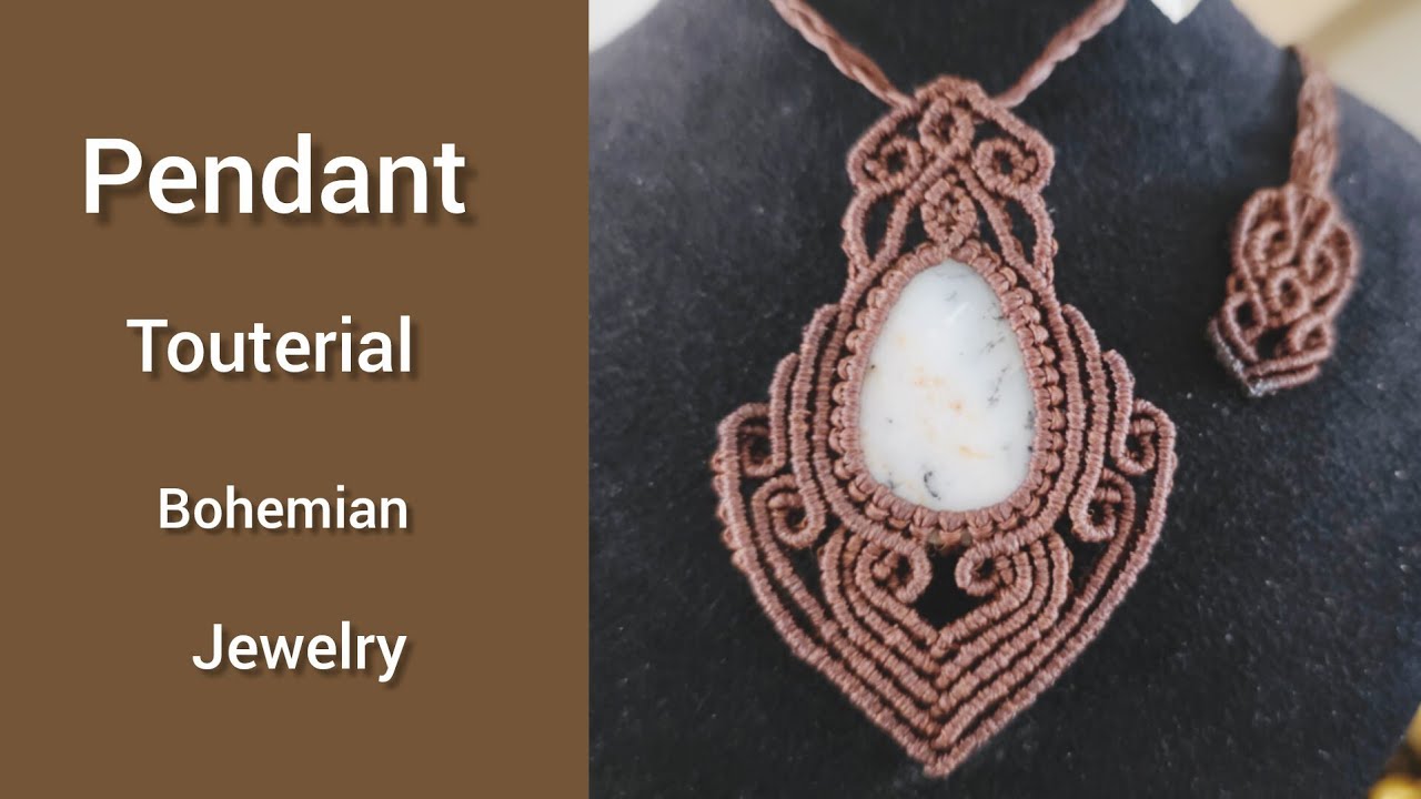 ✨️Timeless Boho Macramé Jewelry Tutorial | Handmade Statement Pendant