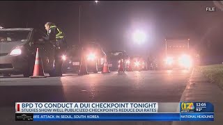 Bakersfield police to conduct DUI, license checkpoint Friday