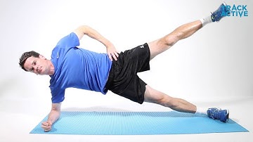 Side bridge with hip abduction