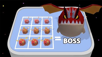 DRAGON RUSH 3D: Merge and Run - Monster Merge 3D (Color Dragon Evolution) Merge Master Gameplay