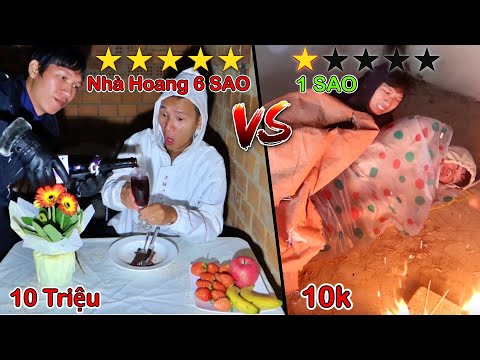 Video Thử Thách Cắm Trại Trong Nhà Hoang Đà Lạt 0 SAO vs 6... - youtube