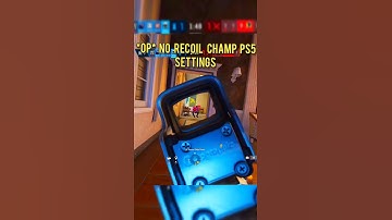 *BEST* NO RECOIL PS5 SETTINGS... #shorts #rainbowsixsiege