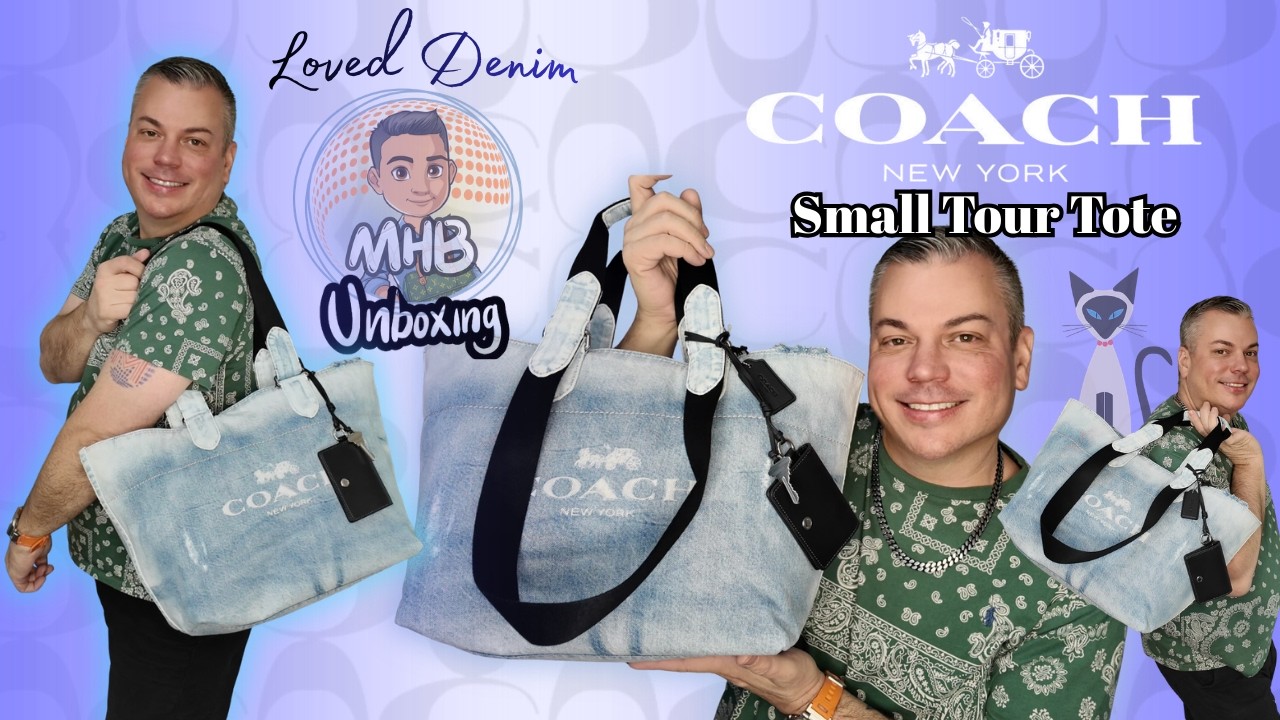 Coach Loved Denim Small Tour Tote Unboxing & Review