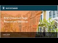 Nsp closeout page resources on the hud exchange webinar