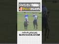 デットーリに落とされそうになる武豊