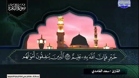 سعد الغامدى ــــ ما تيسر من سورة البقرة