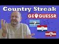 100 Country veteran plays Geoguessr, based on Google's Street View