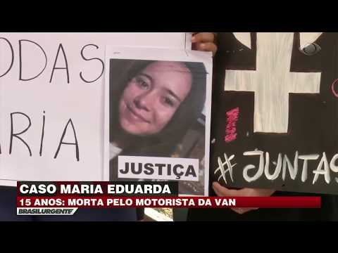 Caso Maria Eduarda: morta pelo motorista da van