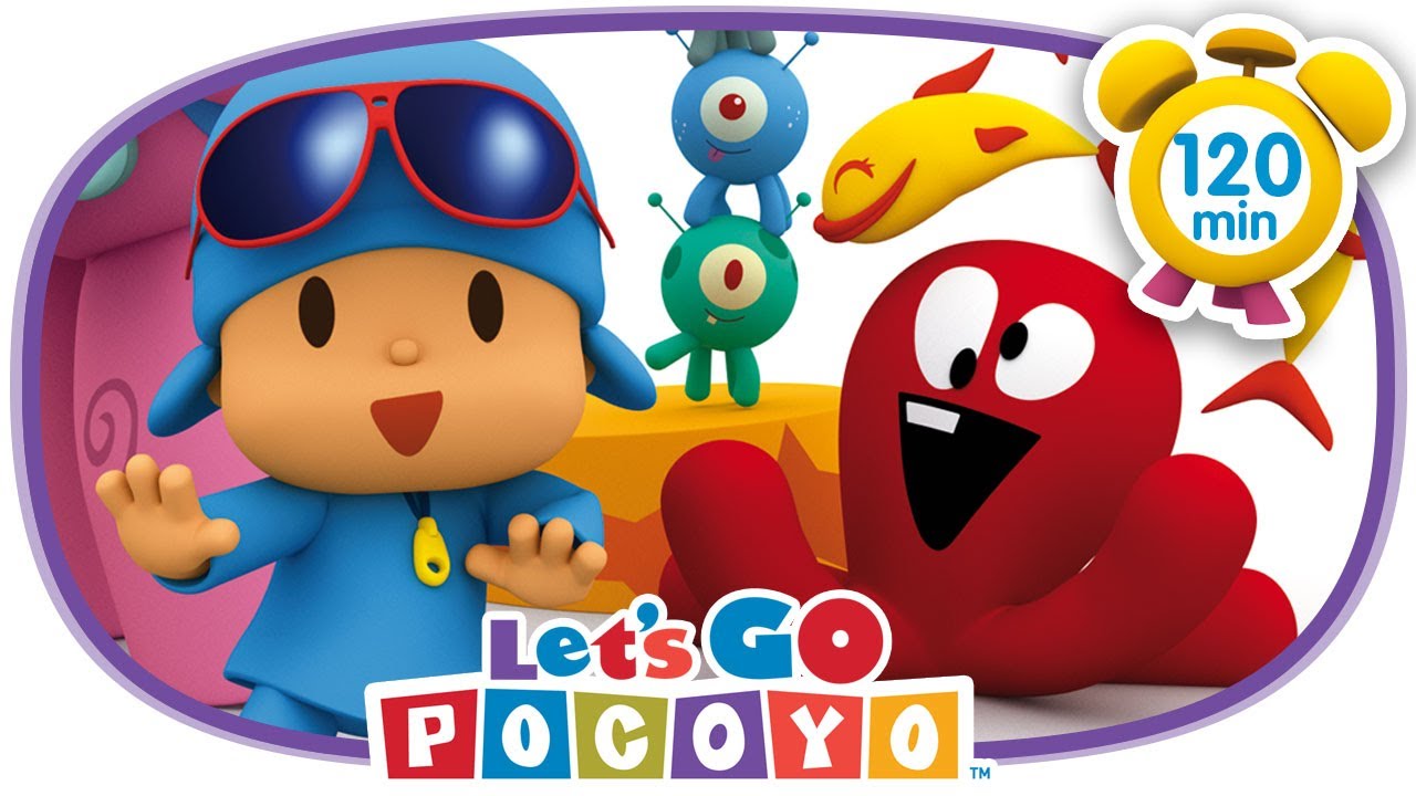 🚿 Let's Go Pocoyo! - O banho do Pocoyo [ 50 MINUTOS Ep 01 ]