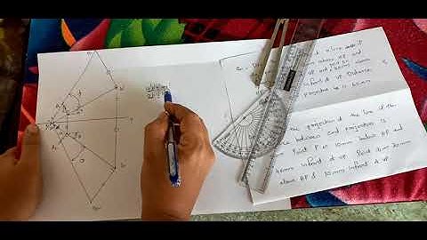 Engineering Graphics:- Projection of Lines 6