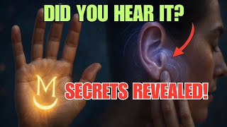 WARNING‼️ That Ringing in Your Ear If You Have the Letter M or Crescent Moon on Your Palm
