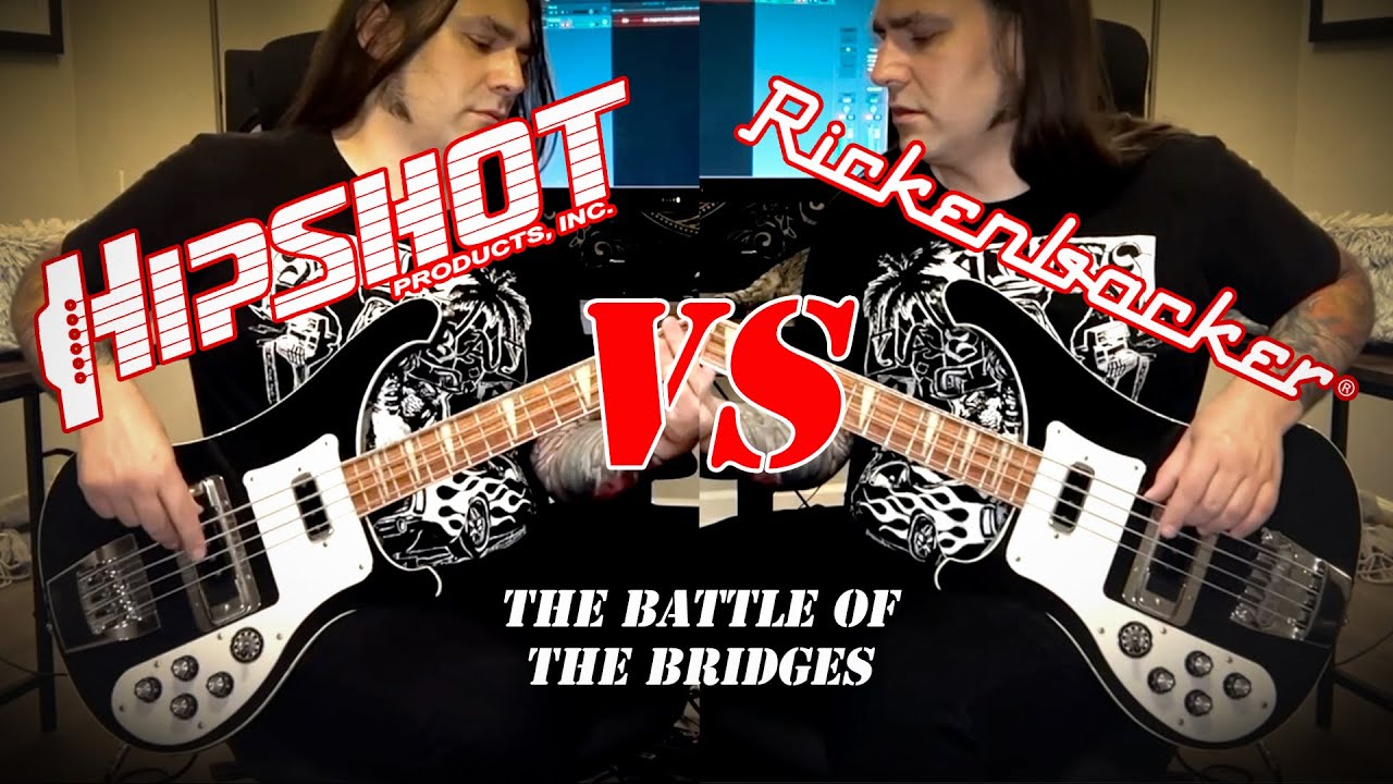 Rickenbacker Hipshot Bridge vs Stock | The Battle of the Bridges