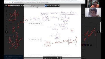 Trigonometry Identities Basic Concept with Examples Anil Kumar with Student Aryan NC Math 3