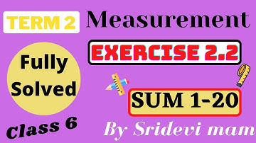 6th maths tamil Term 2 Chapter 2 ( measurements) ex 2.2 fully solved TN samacheer class 6 maths ex