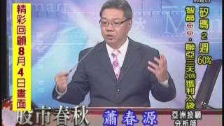 FTV(股市春秋) 蕭春源 分析師 2015-08-14