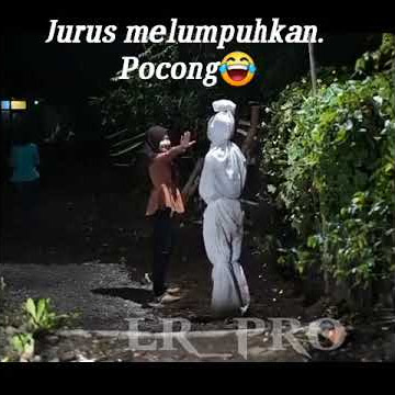 jurus melumpuhkan pocong#lucu #ngakak #baper #pocong