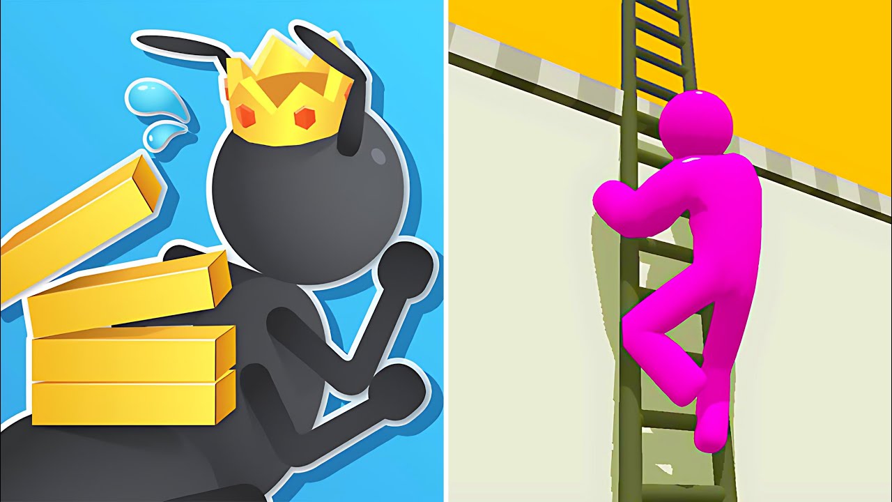 Tiny Run Vs Ladder Master 3D💥🍒💥Max Levels Walkthrough Android IOS Update Gameplay TR11