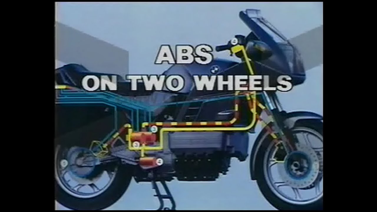 BMW ABS on Two Wheels - Motorcycle Anti-Lock Braking System Technical Promotional Video 1986