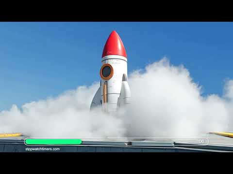 Super 20 Second Timer - Space Rocket Countdown