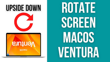 How to flip/rotate screen in macOS Ventura - MacBook, iMac, Mac mini etc! 90, 180, 270 degrees