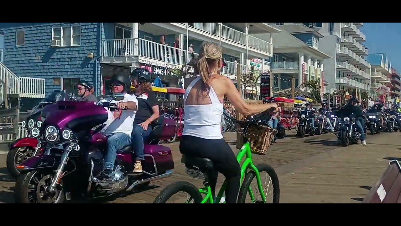 OCMD 2025 BOARDWALK MOTORCYCLE RIDE Rock and Ride Bike Fest. 