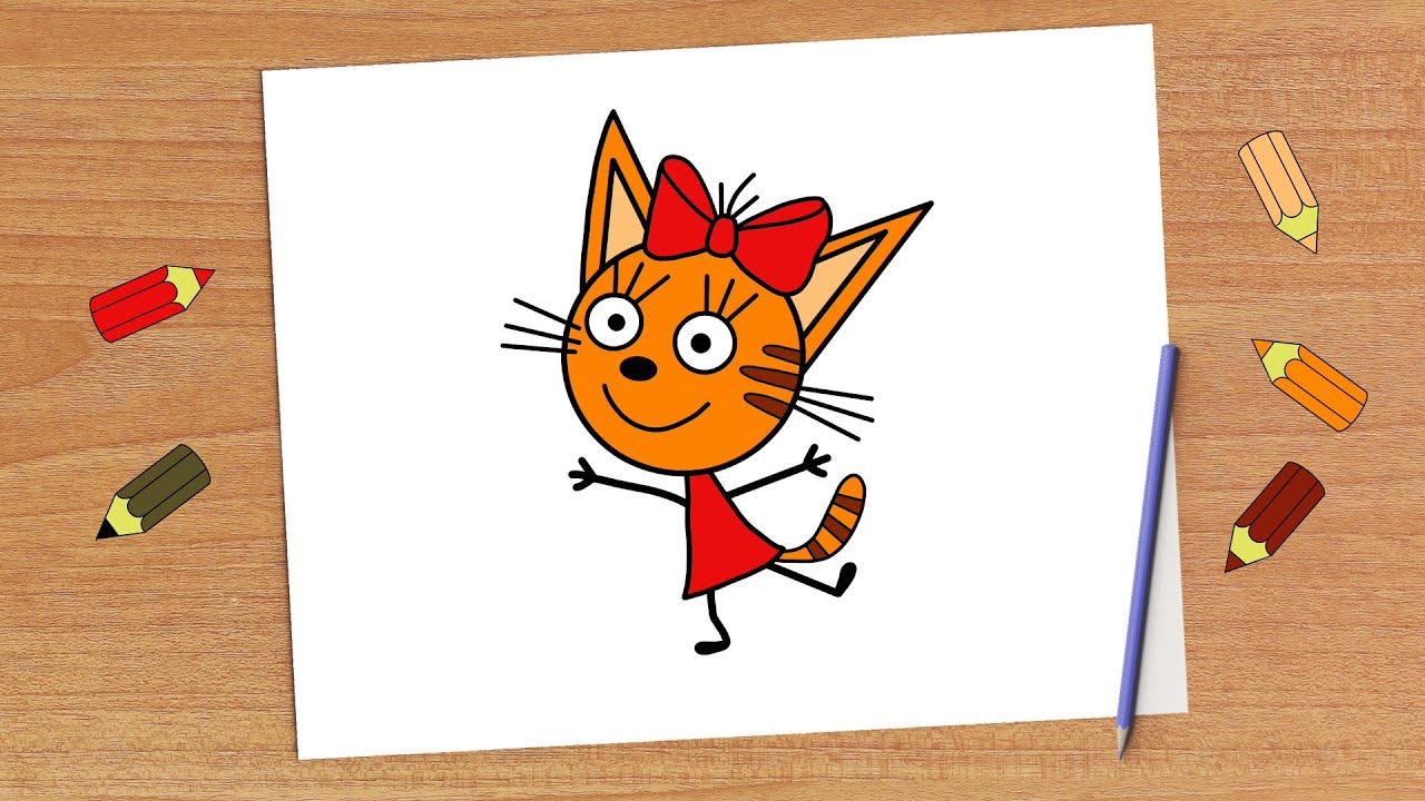 Карамелька рисунок для детей