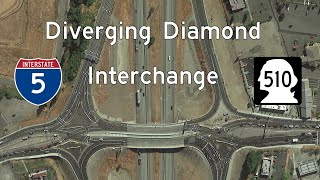 I-5 Diverging Diamond Interchange at SR510 in Lacey, WA
