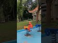 What are parks like in China with beatiful accessories for children, family bathrooms, playgrounds..