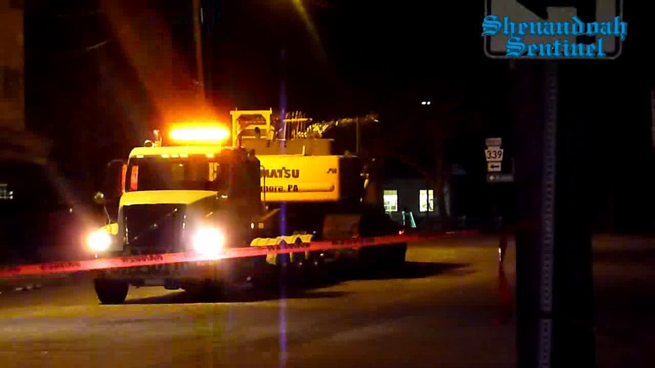 Kaier's Brewery Crane Arrival Mahanoy City 3/8/2017 YouTube