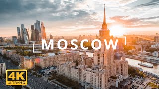 Moscow , Russia 🇷🇺 | 4K Drone Footage