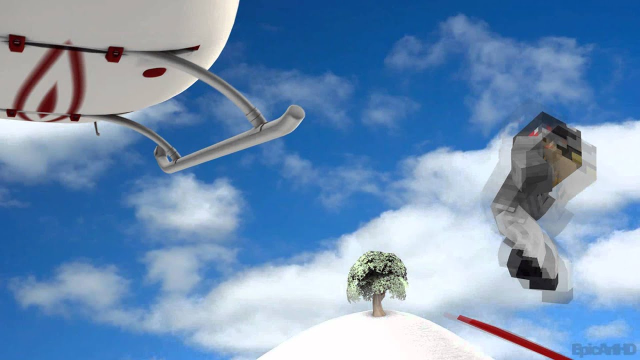 SSX Minecraft Snowboarding Trailer YouTube