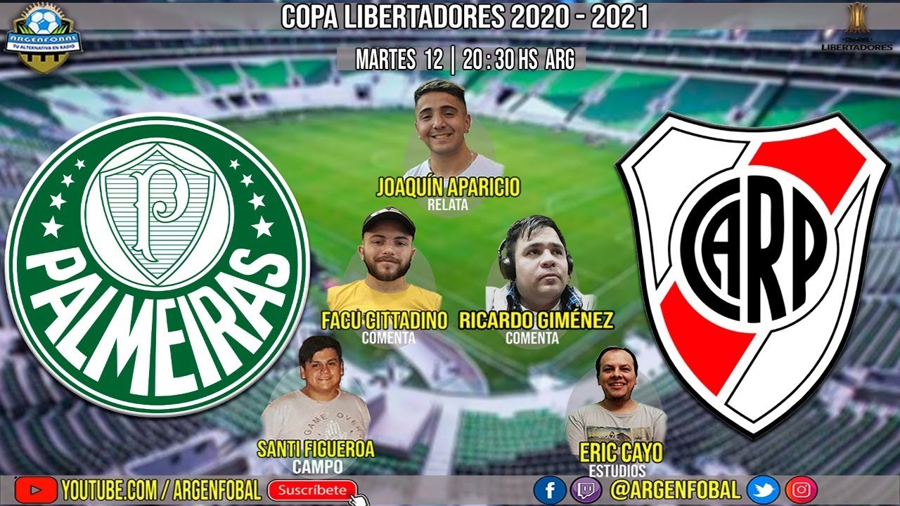 PALMEIRAS vs RIVER PLATE EN VIVO 🔴 | COPA LIBERTADORES 2020-2021 ...