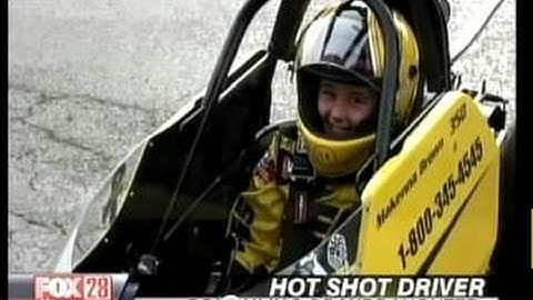 10 Year Old Makenna Brown Wins Her First Race In Jr. Dragster At National Trail Raceway JEGS