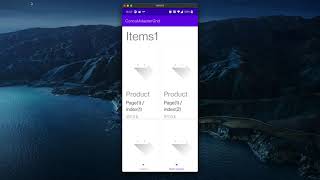 Demo for ConcatAdapter + GridLayout + Page3 in Android