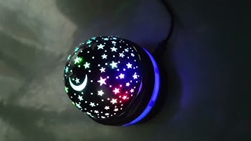 RGB Projektör Işık, Otomatik Dönen LED Küçük Gece Lambası