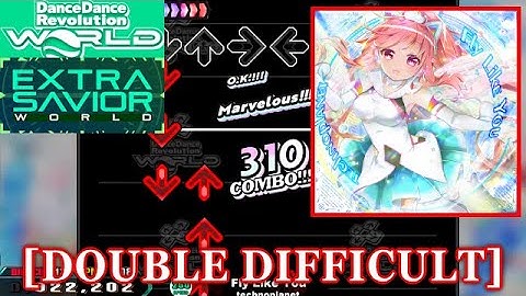 【DDR GP(WORLD)】 Fly Like You / technoplanet [DOUBLE DIFFICULT] 譜面確認+Clap
