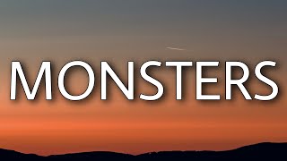 Video voorbeeld van "James Blunt - Monsters (Lyrics)"