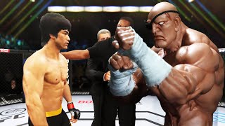 PS5 | Bruce Lee vs. Sagat Street Fighter 6 (EA Sports UFC 4)