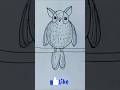Easy draw Bird #shrots #foryou #birds #drawing #owl#easydrawing